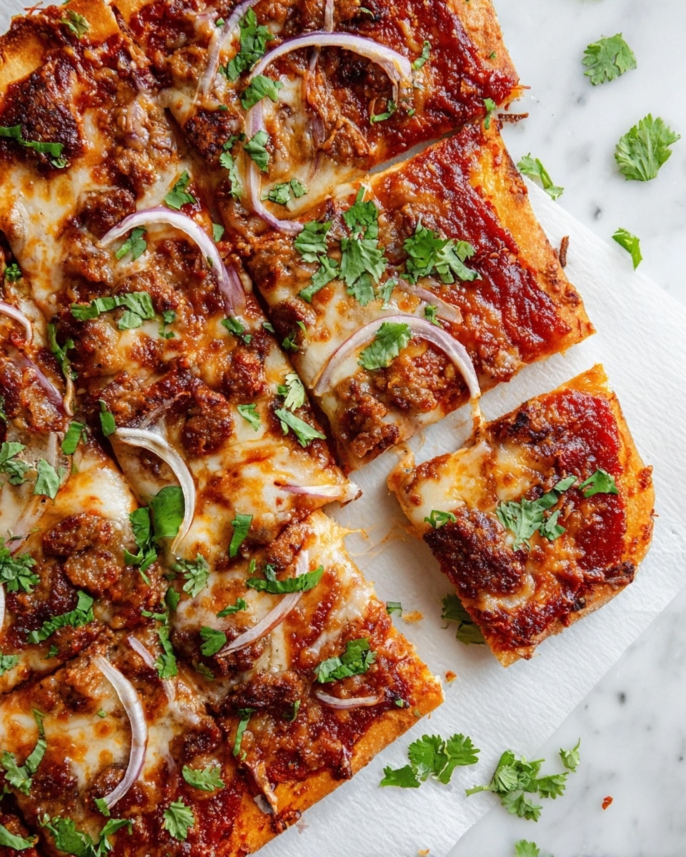 BBQ Chicken Flatbread Recipe - Recipe Image