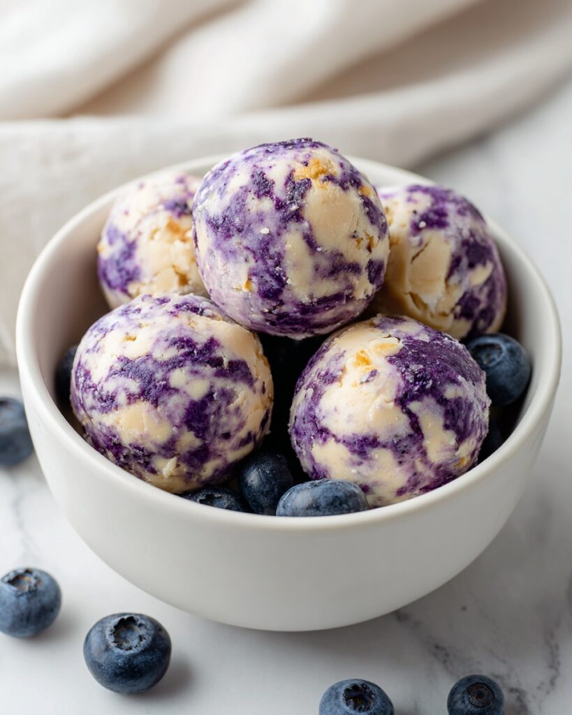 Blueberry Cheesecake Protein Bites Recipe