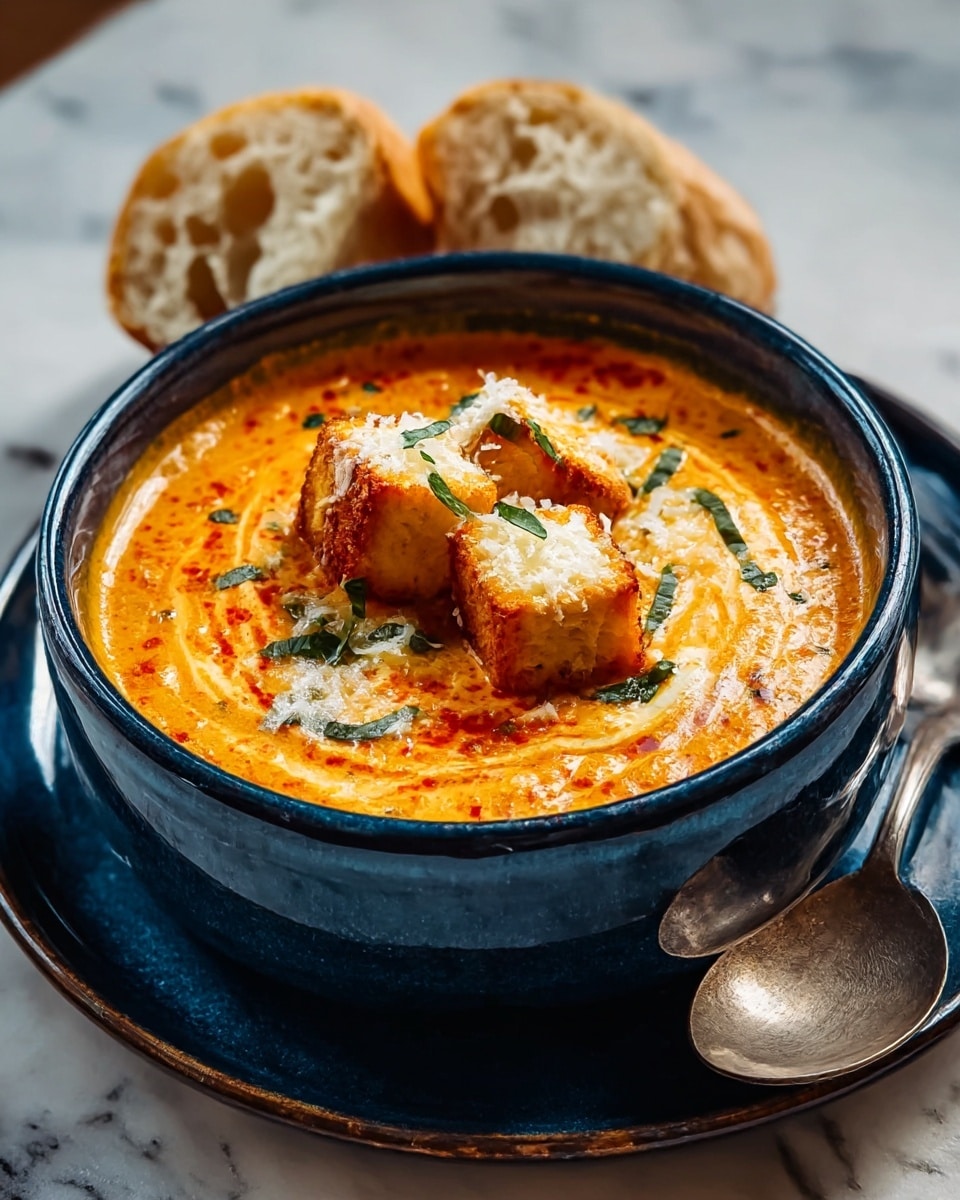 Crock Pot Creamy Chicken Parmesan Soup Recipe - Recipe Image