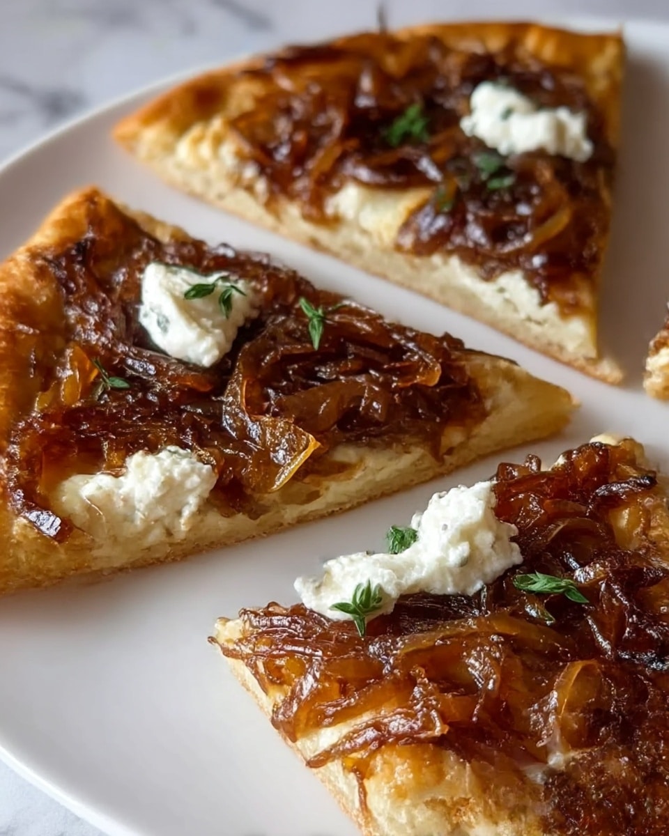 Caramelized Onion and Goat Cheese Tarts Recipe - Recipe Image