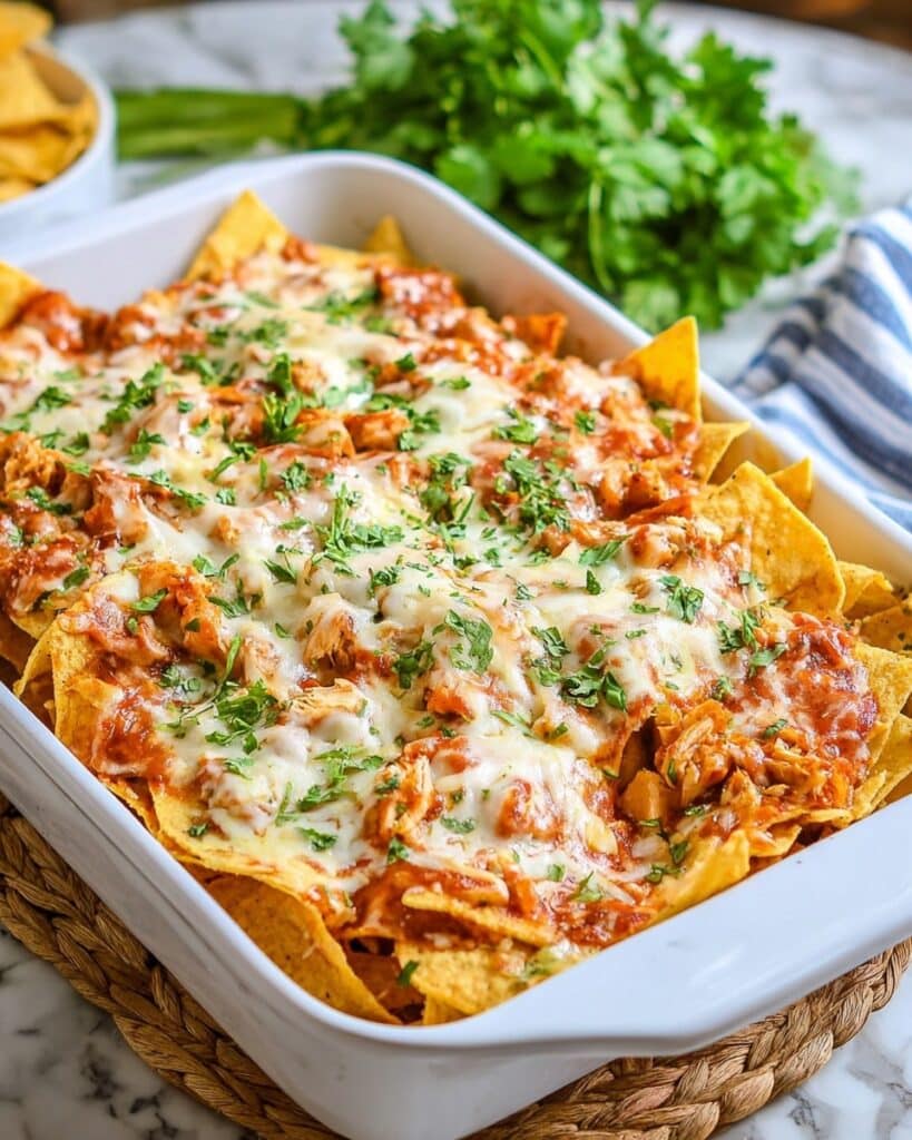 Baked Chicken and Chilaquiles Casserole Recipe