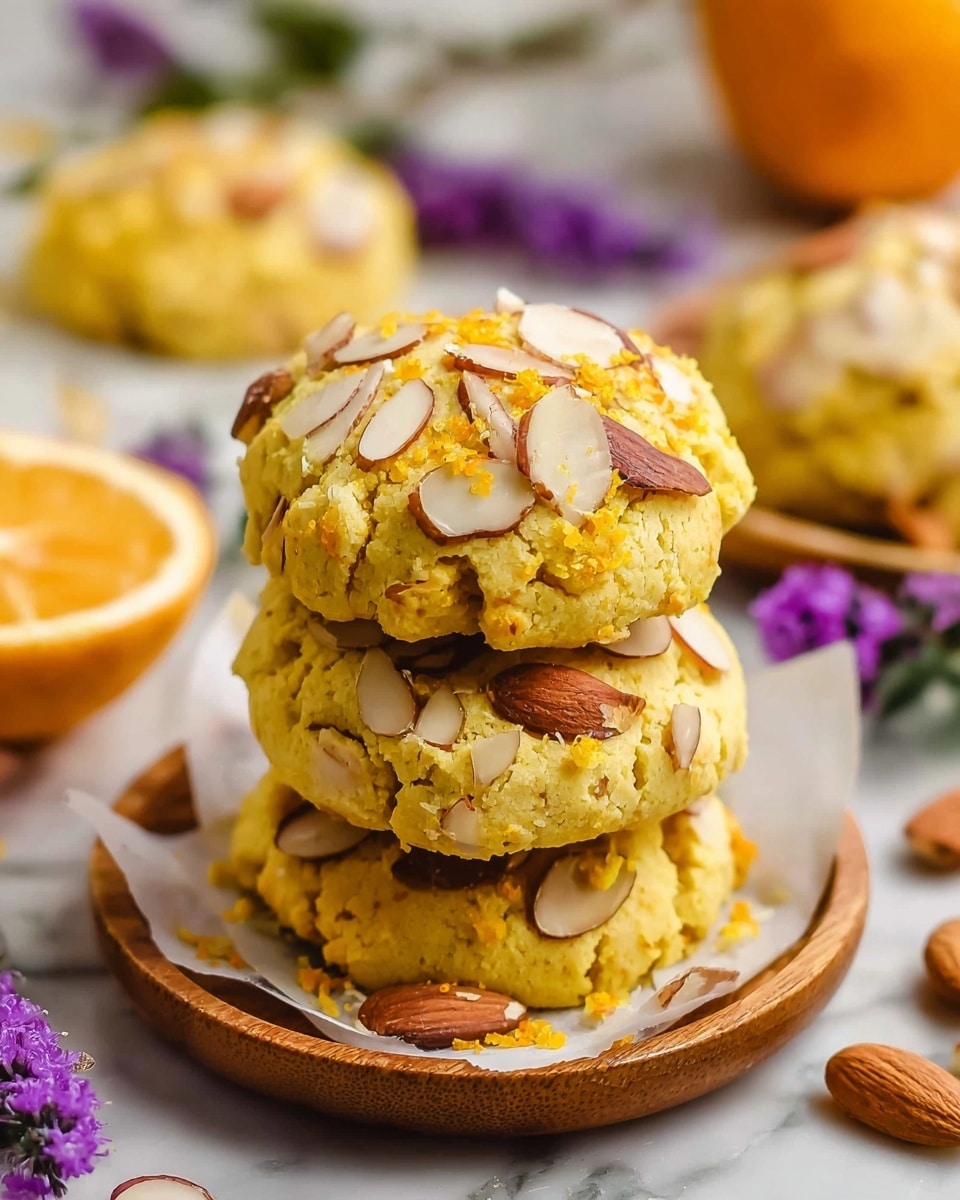 Orange Almond Cookies Recipe - Recipe Image